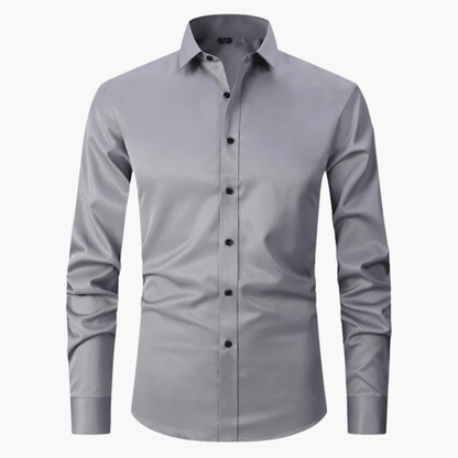 Herren Slimfit Langarmhemd