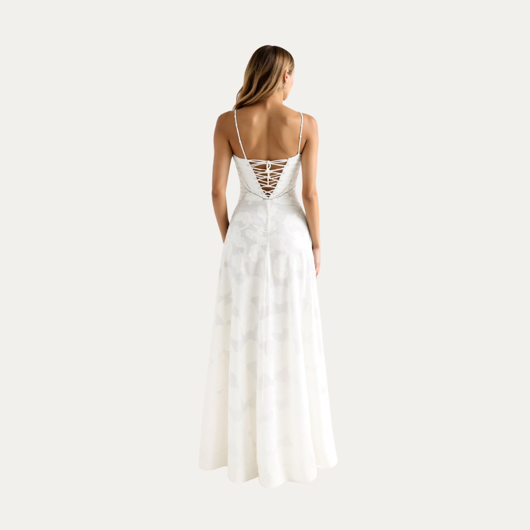 Damen Hochzeitsgast Maxikleid Lang