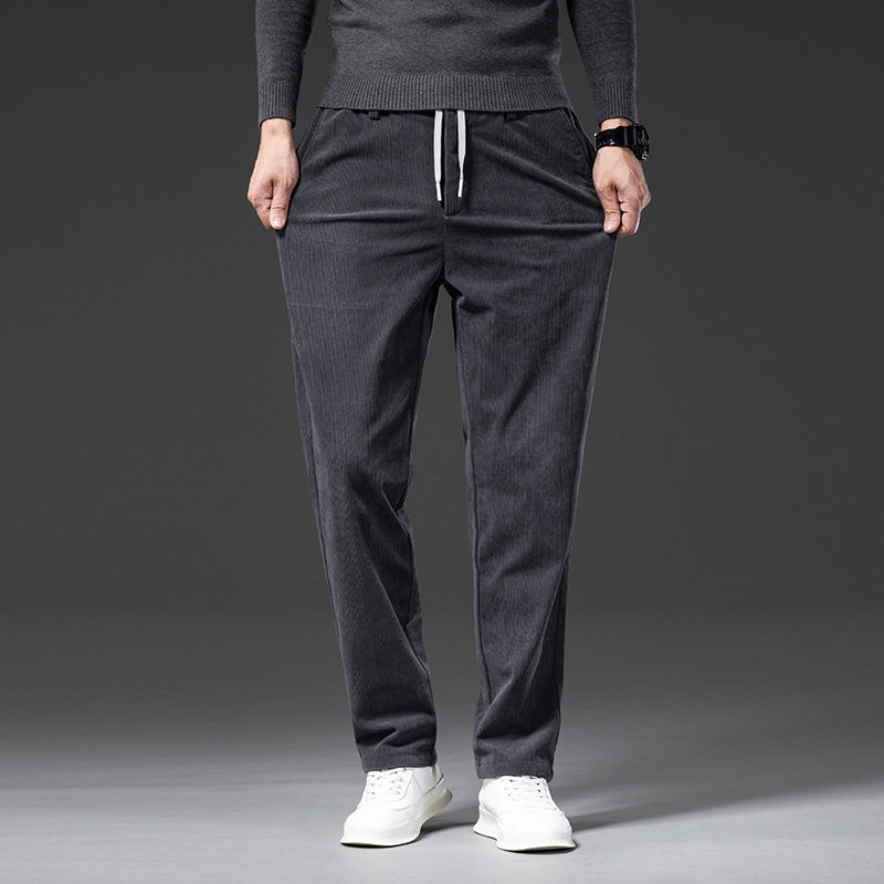 Herren Chino-Hose Cord Beige - Norvielle