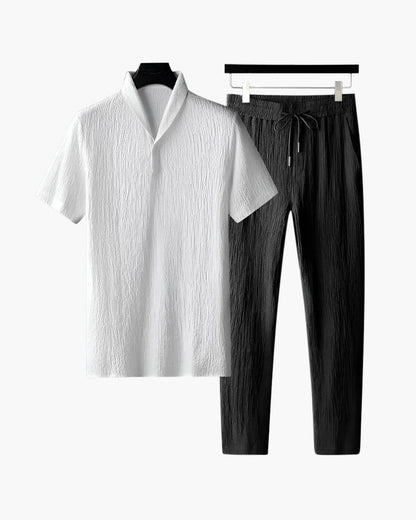 Herren Sommer-Set Kurzarmshirt und Hose