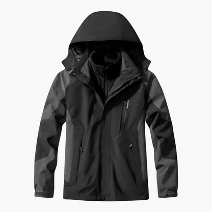 Herren Wanderjacke Lang Winter Daunen