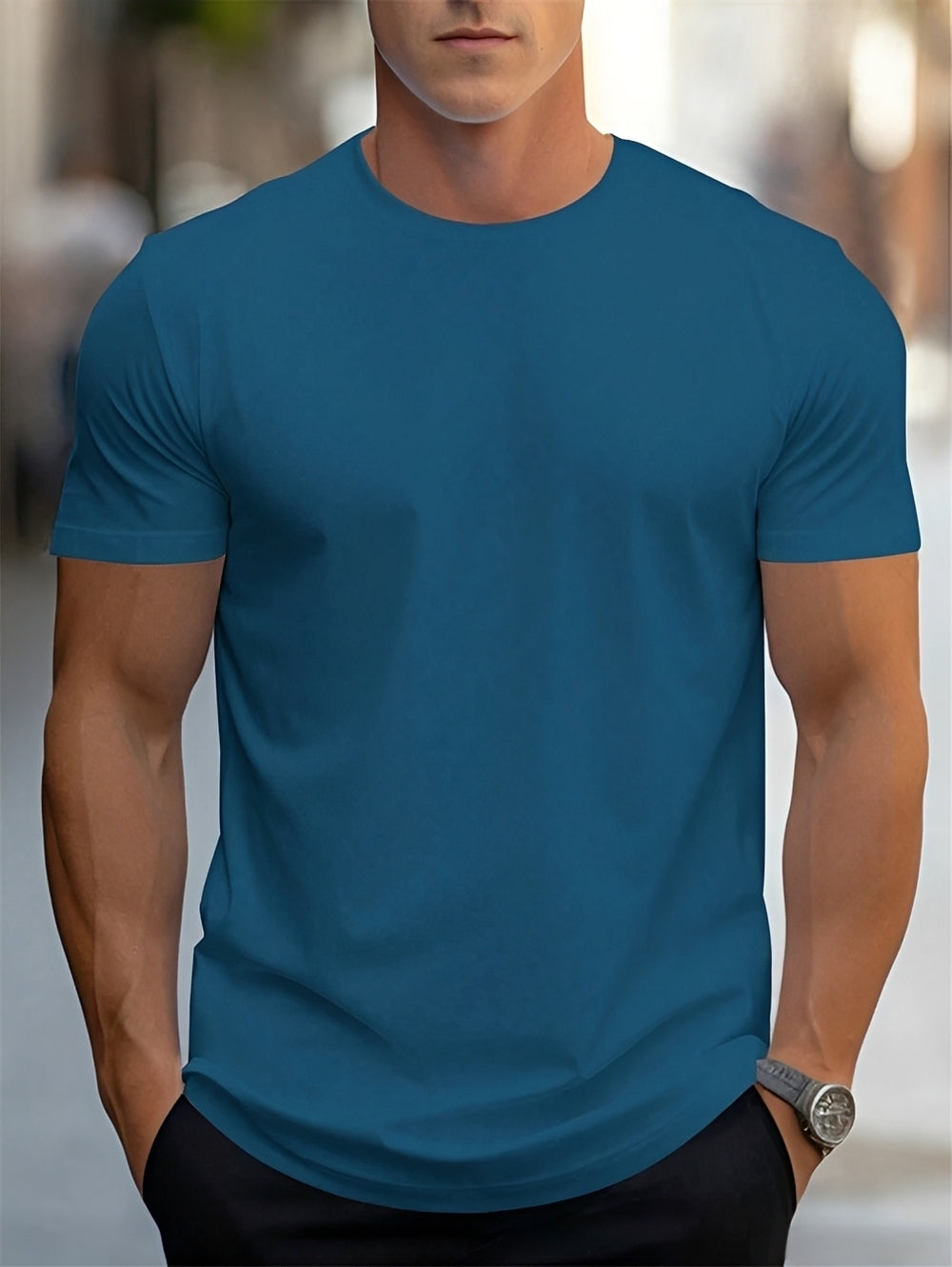 Herren Kurzarm T-Shirt Lässig Marvin