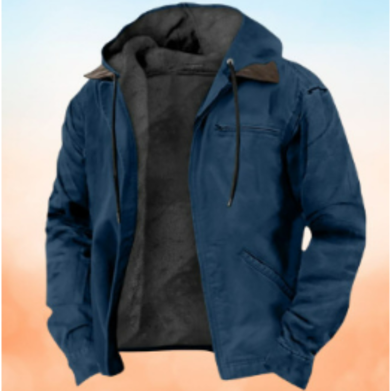Herren Jacke Kapuzenform Übergangszeit