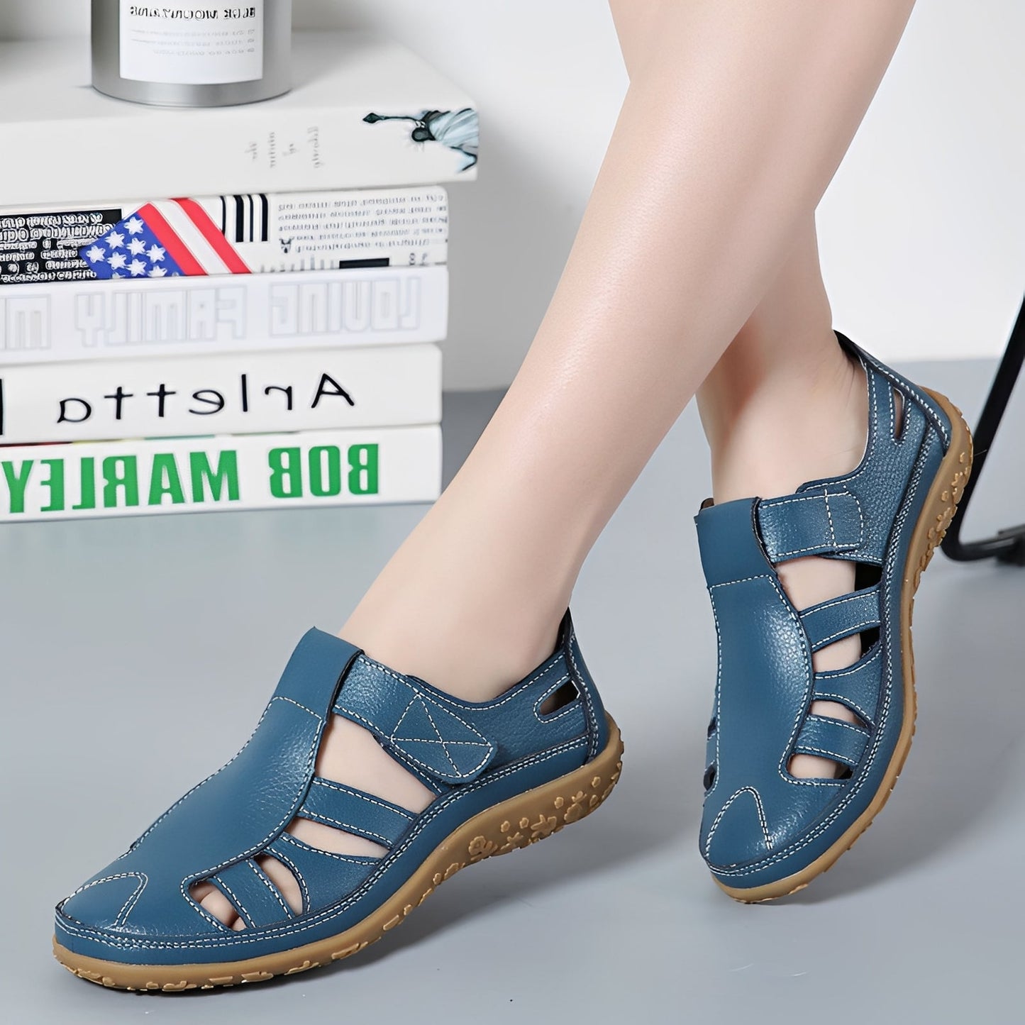 Amie Damen Sandalen Leder
