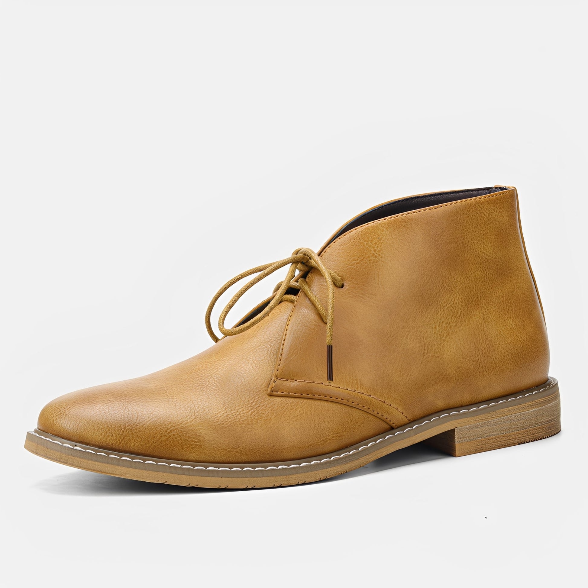 Herren Stiefel Klassisch Leder Schwarz - Norvielle