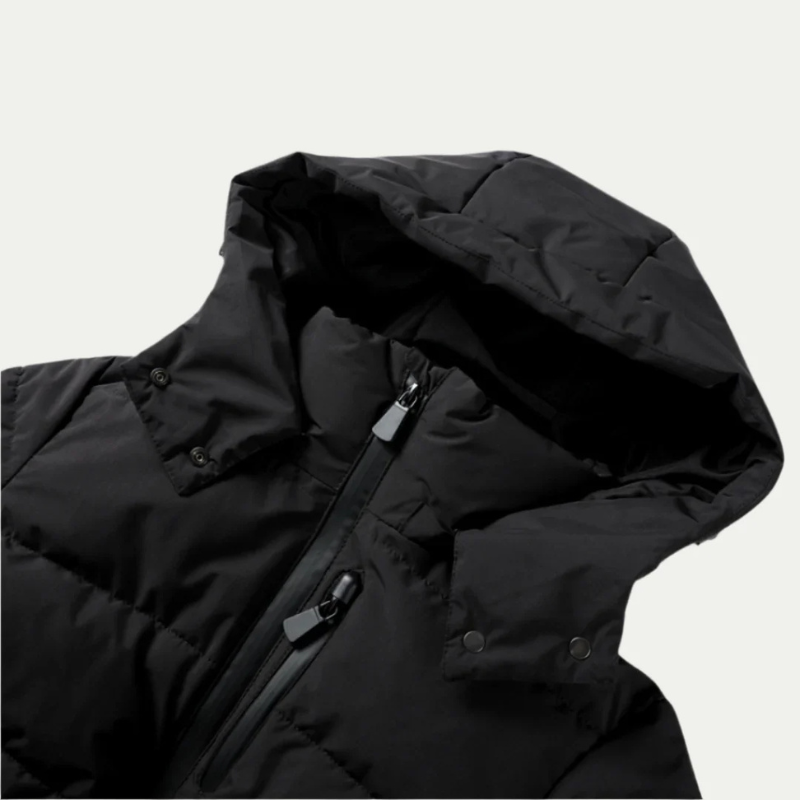 Damen Winterjacke Skijacke Gefüttert Mit Gürtel