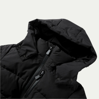 Damen Winterjacke Skijacke Gefüttert Mit Gürtel