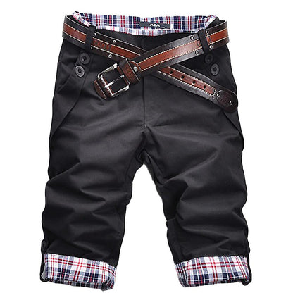 Heidi Damen Shorts Gürtel Karomuster