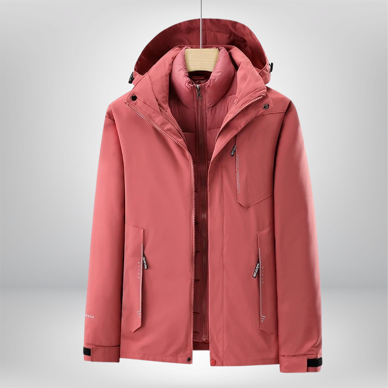 Damen Mehrlagige Skijacke Winterjacke