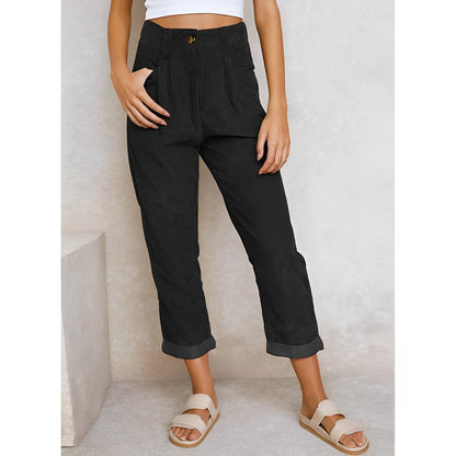 Gerade Cordhose Aus Cord