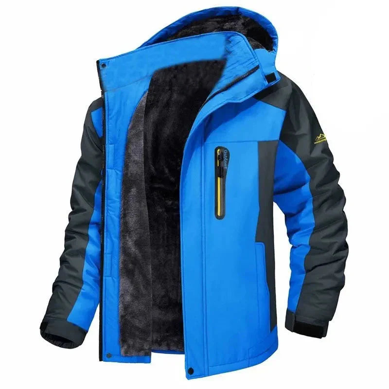 Herren Outdoorjacke Gefüttert Wind- und Wasserabweisend