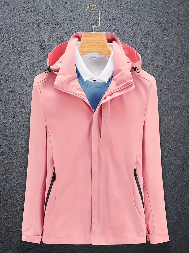 Damen Winterjacke Winddicht Mit Kapuze