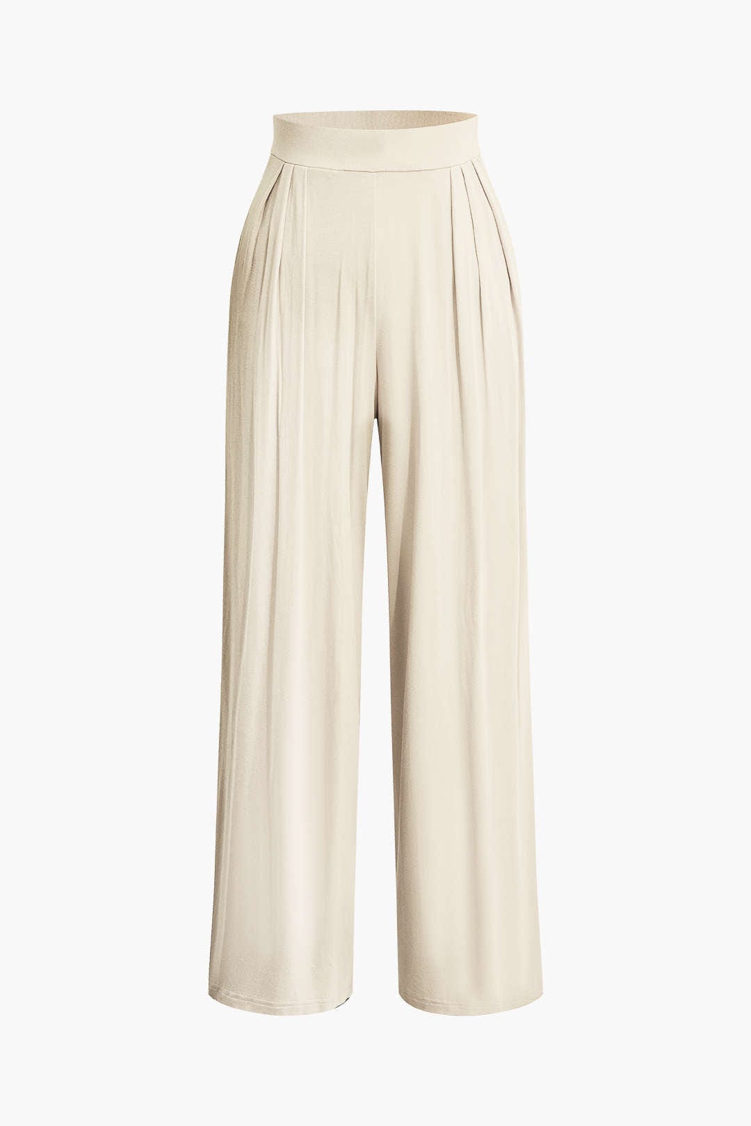 Damen Zweiteiler-Set mit Schleifen-Bandeau und Weitbein-Hose