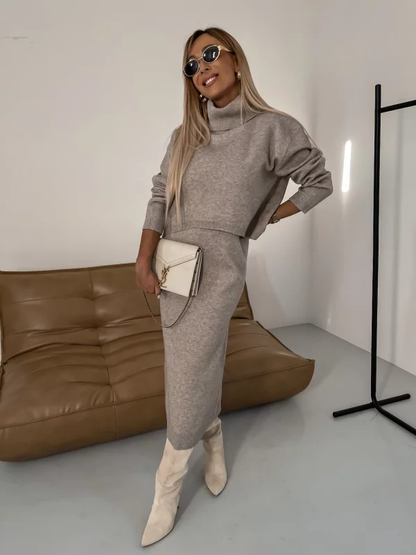 Damen Strickset Herbst Winter