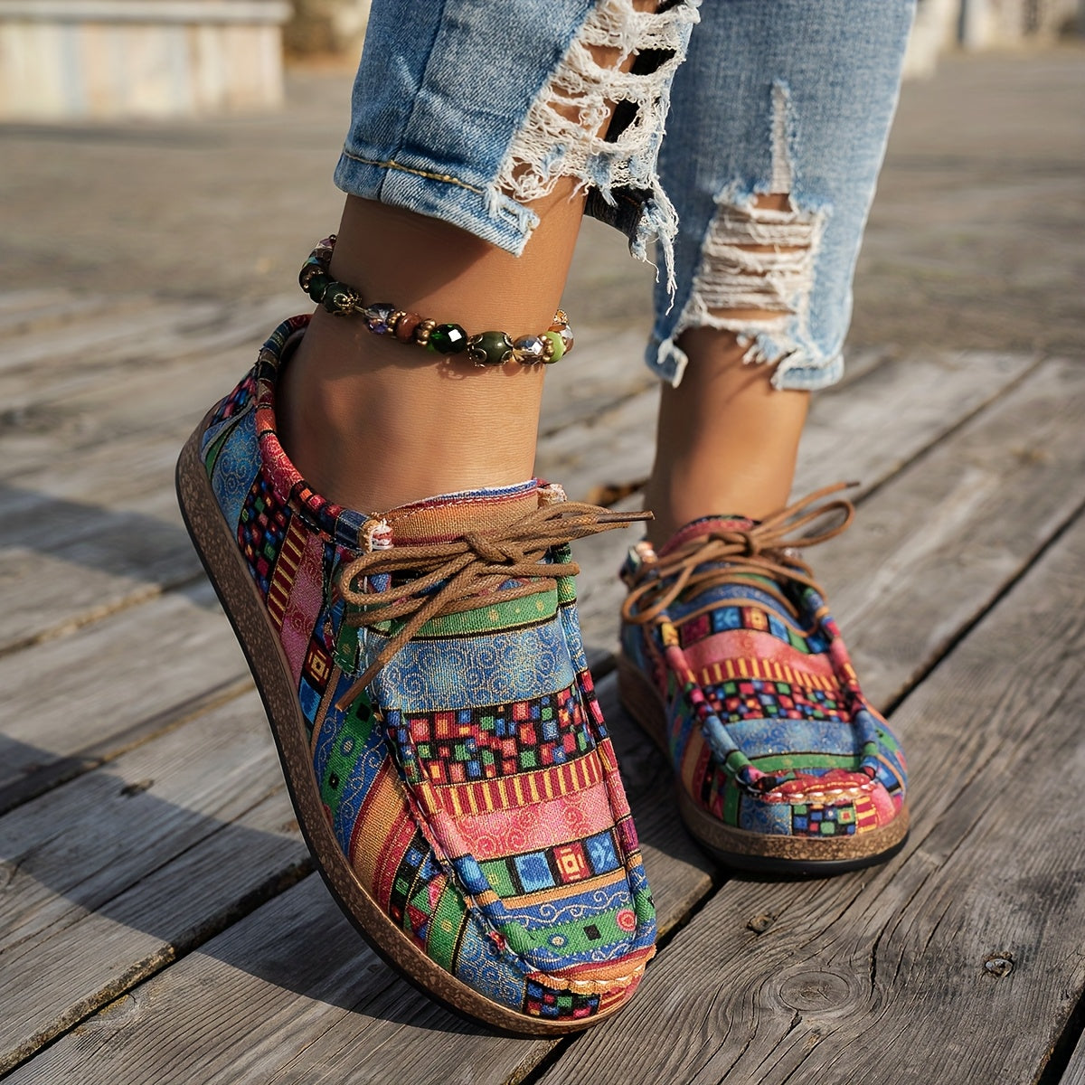 Damen Orthopädische Sneakers Leicht Bequem