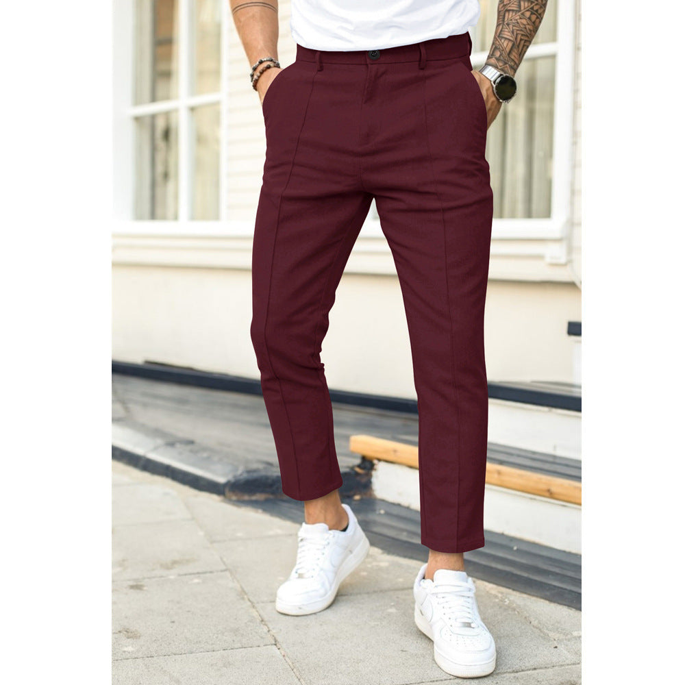 Herren Slimfit Hose Elegant