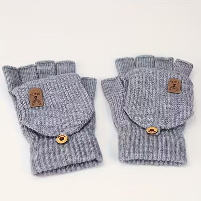 Herren Winter Handschuhe Fingerlos Warm Bequem