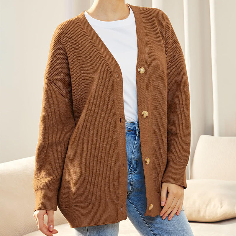 Damen Strickjacke Komfort Eleganz
