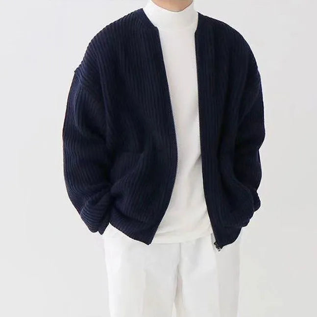 Herren Strickjacke Reißverschluss Norvielle
