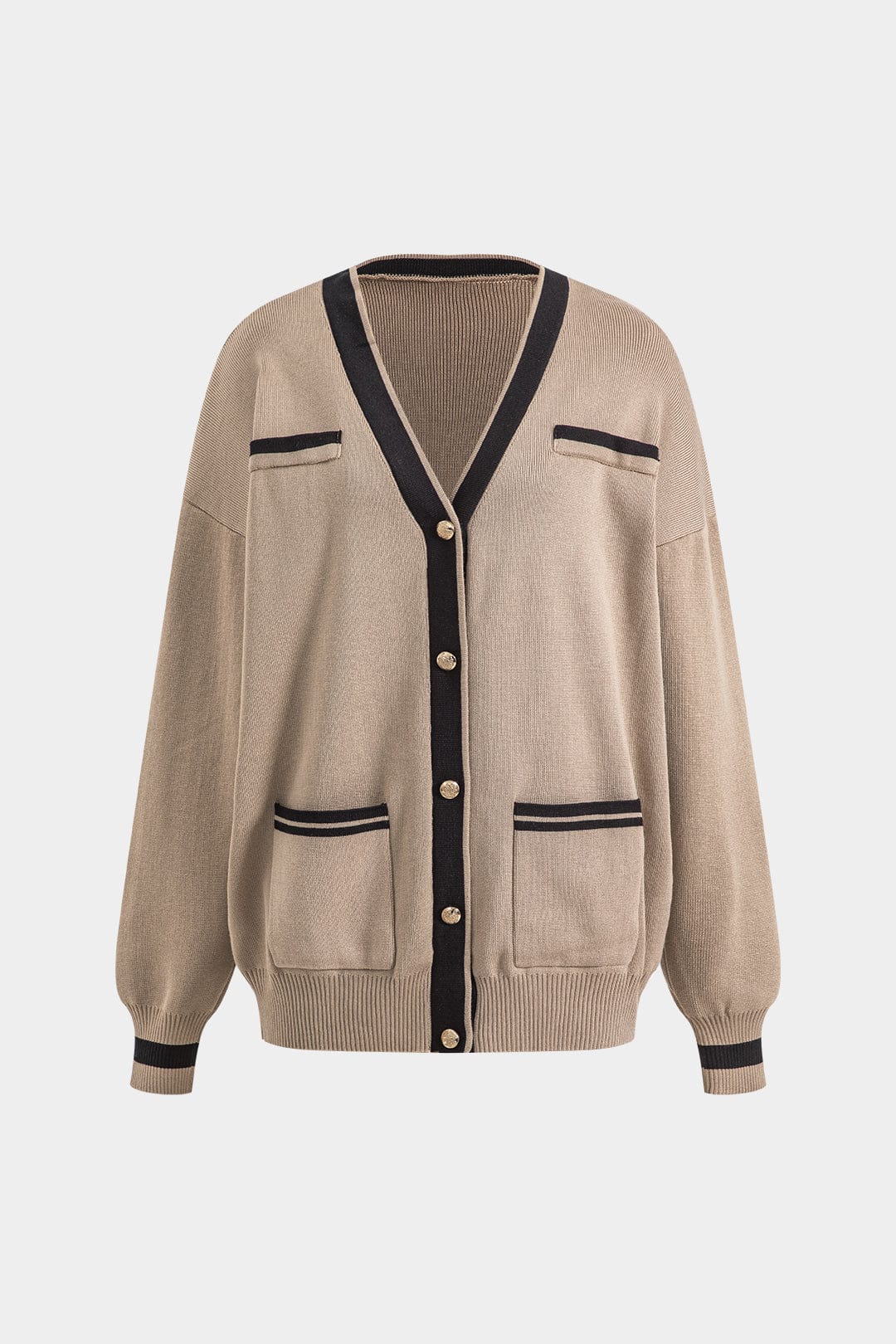 Damen Strick-Set Cardigan und Rock Elegantes Ensemble