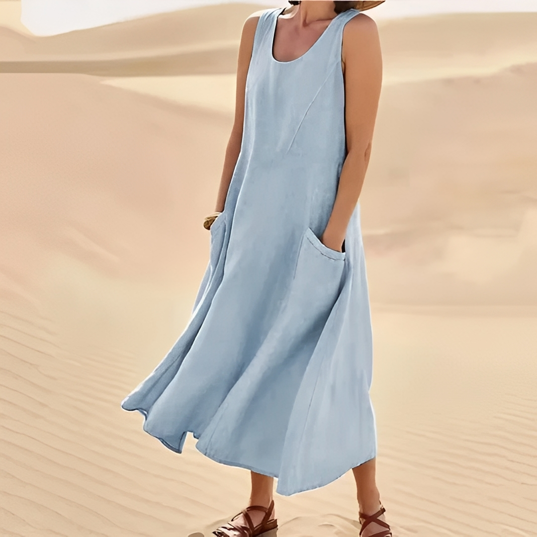 Damen Sommerkleid Modern Leicht Farbenfroh