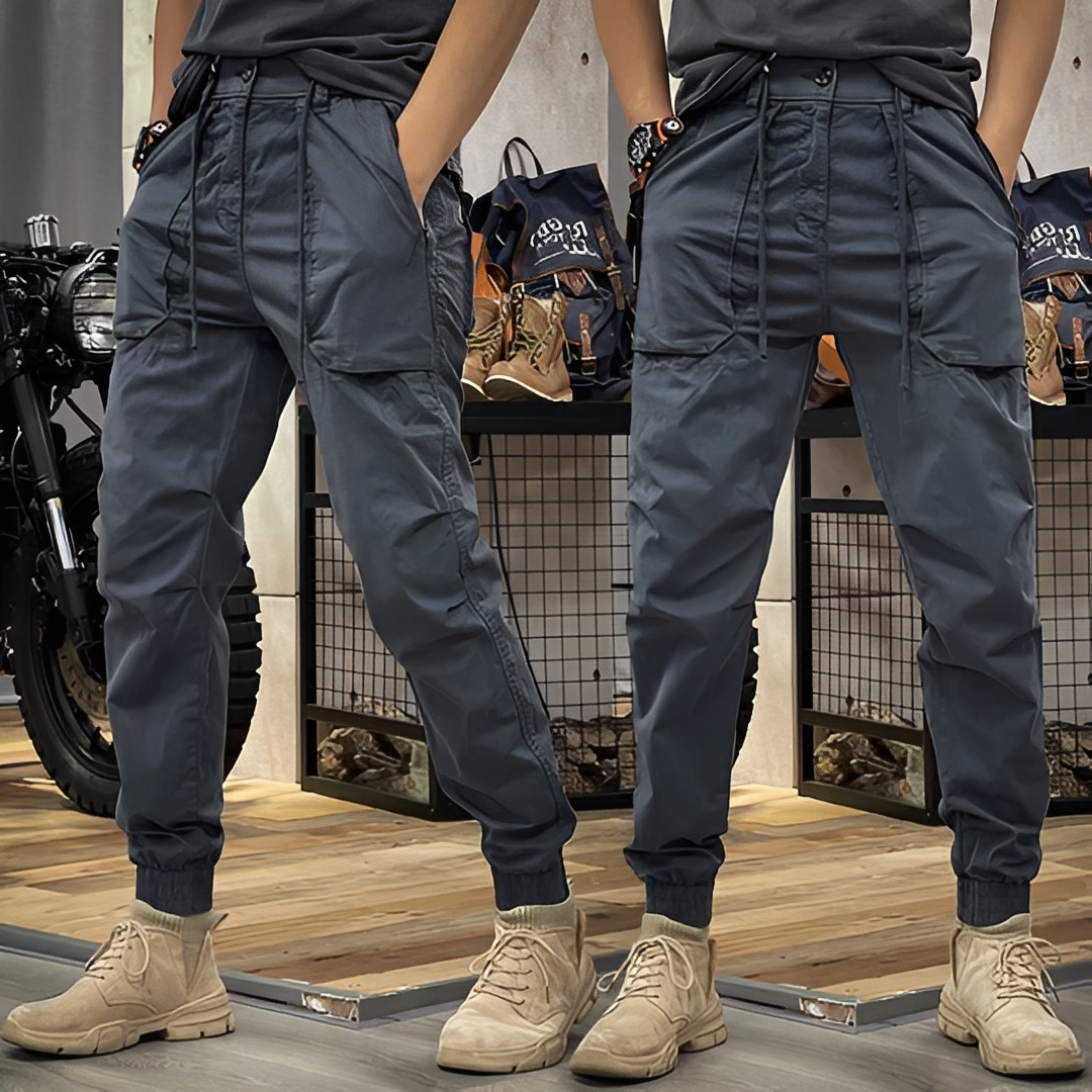 Herren Dehnbare Cargo-Hose Stretch