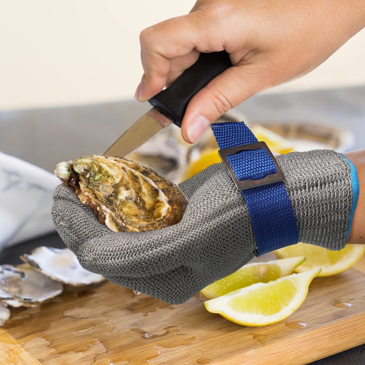 Edelstahl Metall Handschuh Lebensmittelqualität Mesh