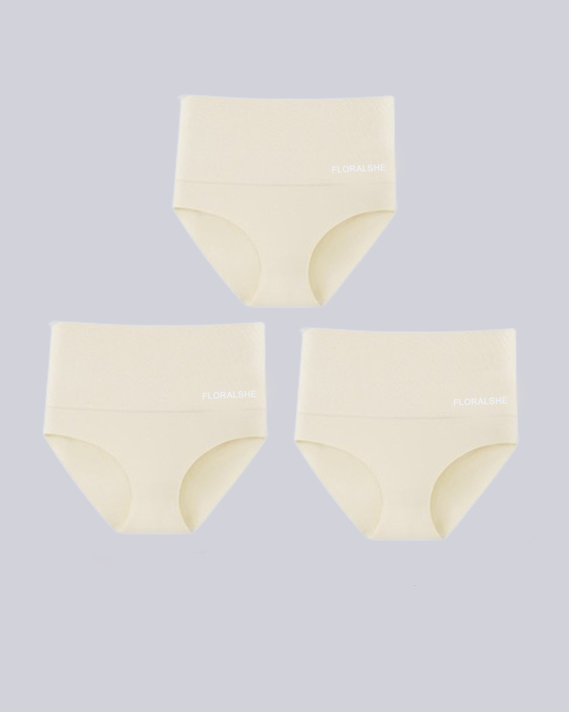 Hohe Taille Damen Slips 5er Pack Bauch-Kontrolle Shapewear