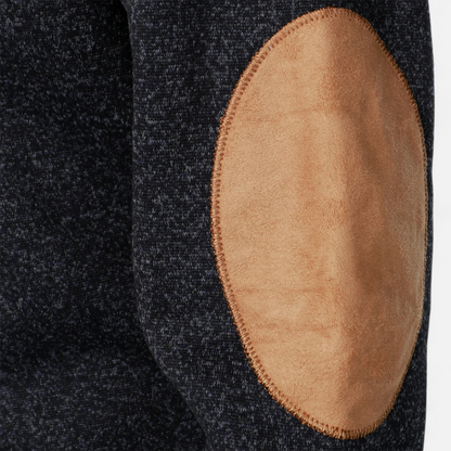 Levi Herren Strickpullover Stehkragen Patchwork