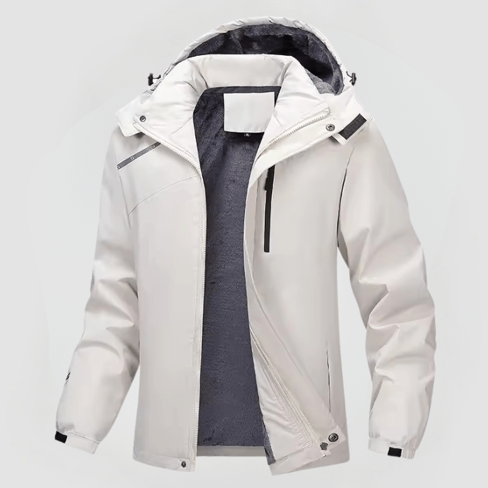 Steffen Damen- oder Herren-Wasserdichte Jacke Fleece-Futter