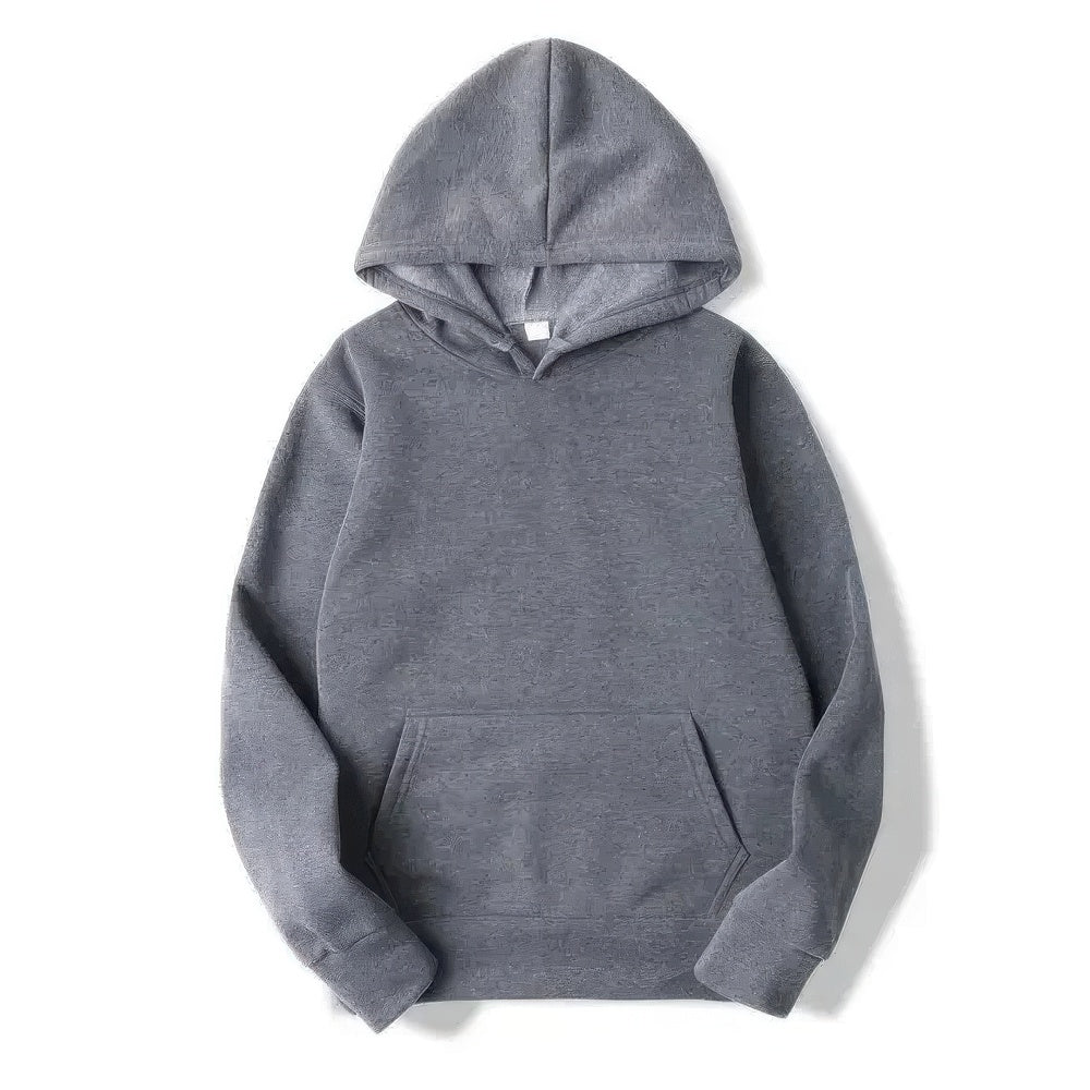 Damen Hoodie Weich Gemütlich Grau