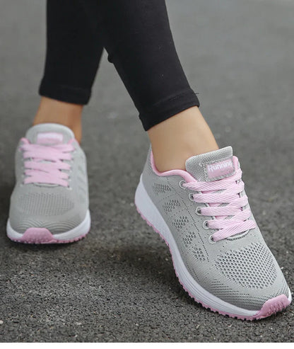 Leichte Damen Turnschuhe Atmungsaktives Mesh