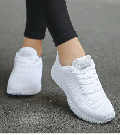Leichte Damen Turnschuhe Atmungsaktives Mesh