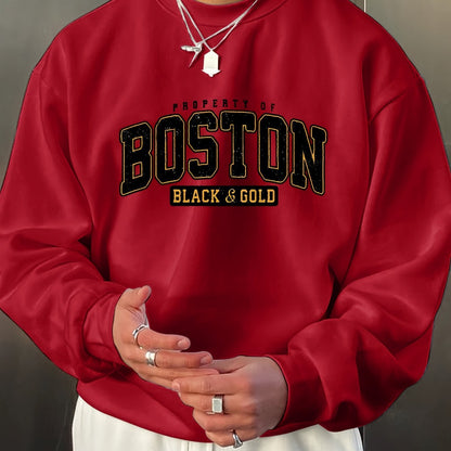 Norvielle Herren Pullover Sweatshirt Trendig