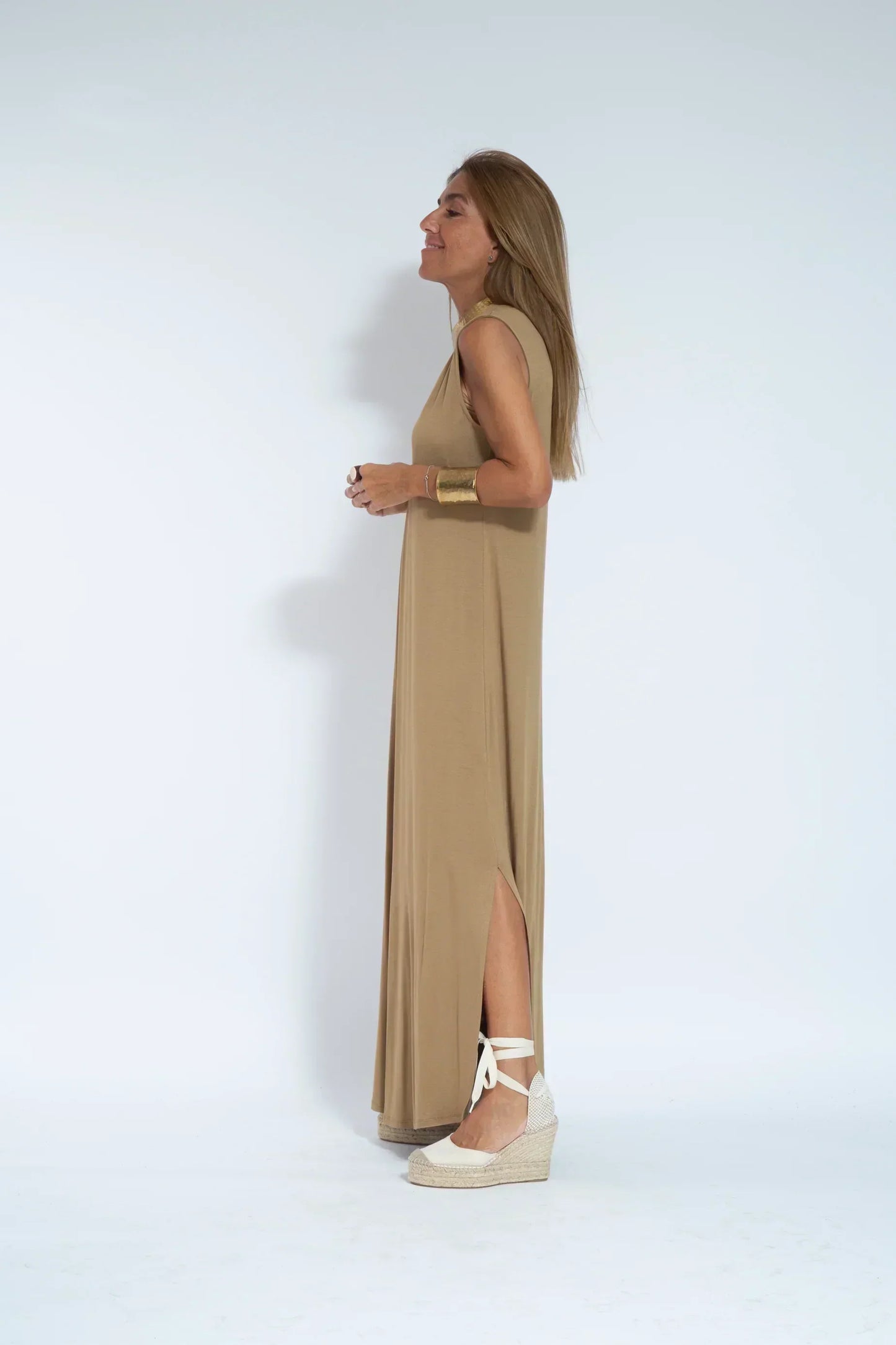 Norvielle Damen Schlankmachendes Kleid