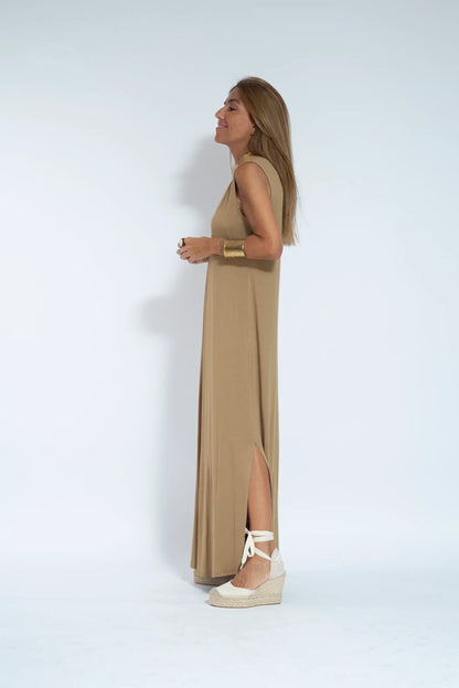 Norvielle Damen Schlankmachendes Kleid