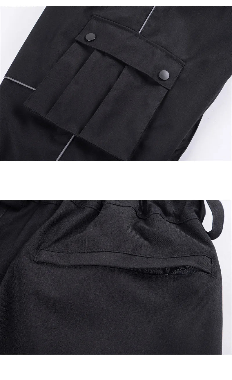 Unisex Hose Durchgehender Schnitt Frontreißverschluss Funktionshose