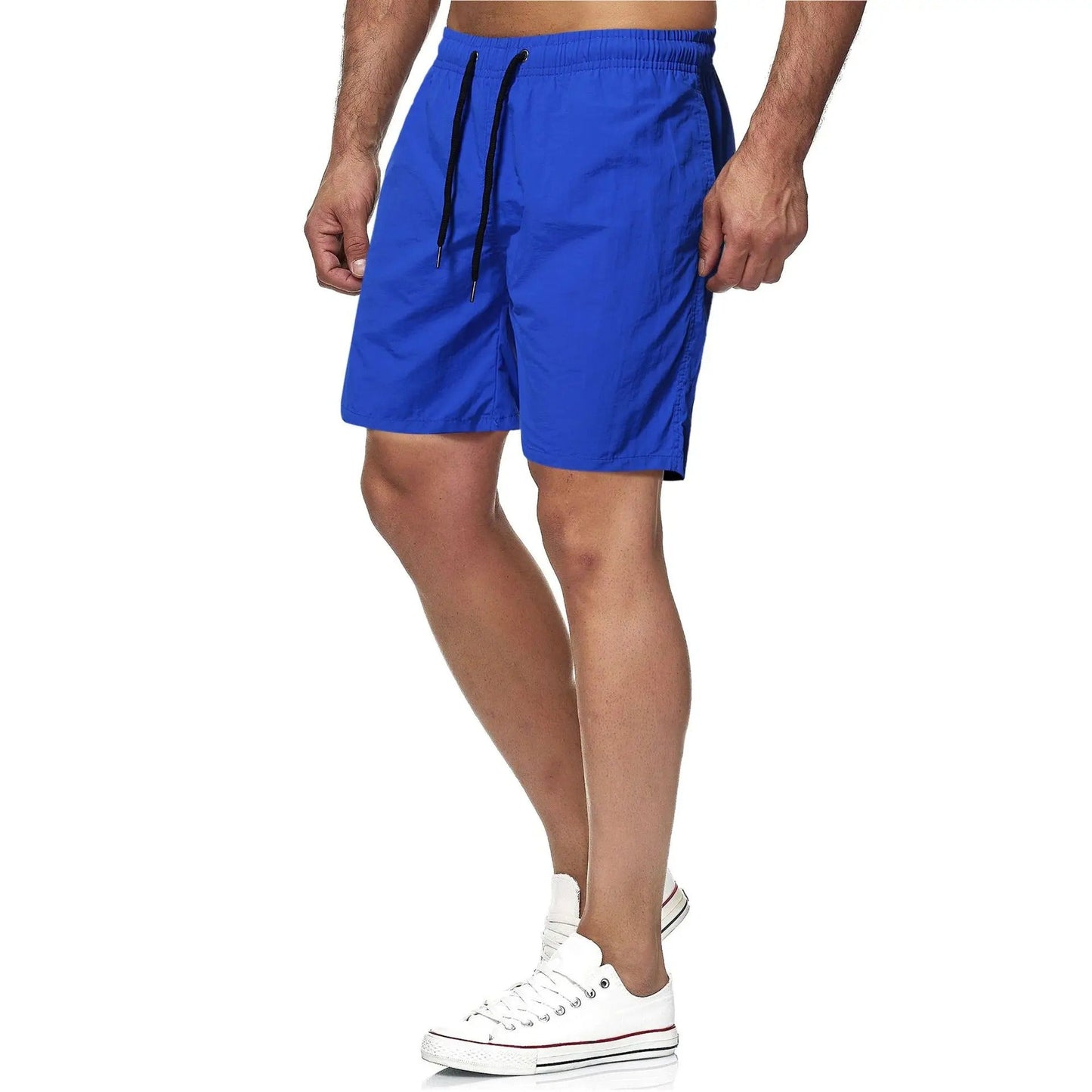 Norvielle Herren Fitness-Badehosen Schnelltrocknend Einfarbig