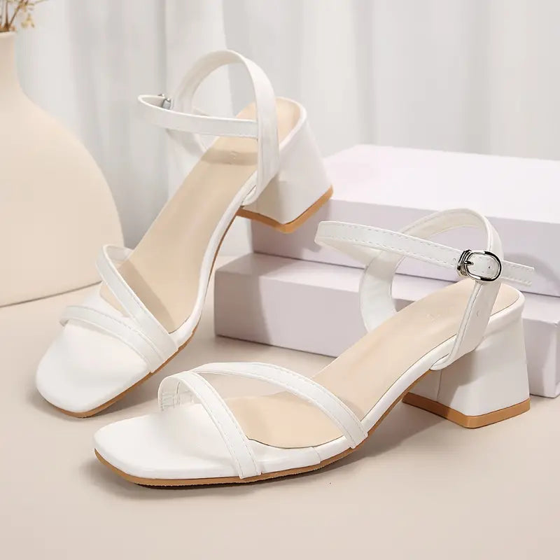 Norvielle Damen Sandalen Chic Schnallenschluss
