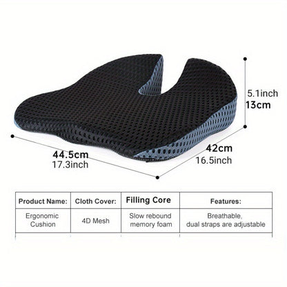 Ergonomisches Sitzkissen Dreieck Memory Foam Atmungsaktiv