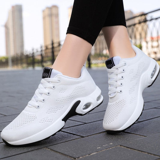 Norvielle Damen Orthopädische Schuhe Cloud Laufsohle Weich Schwarz - Norvielle