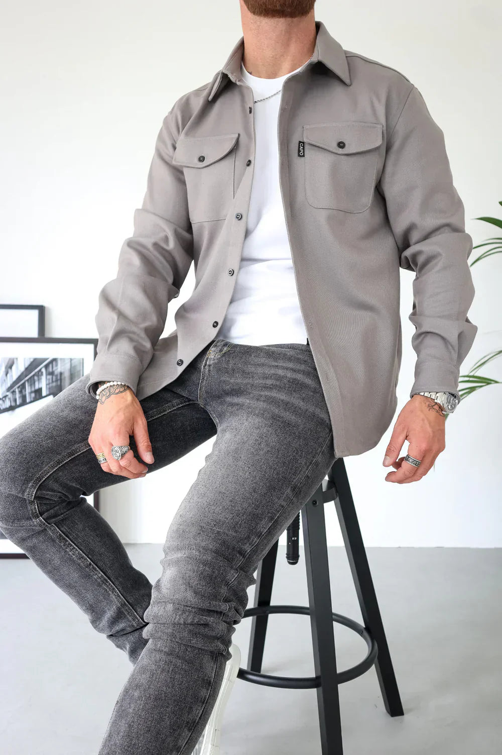 Herren Casual Hemd Baumwolle Supreme