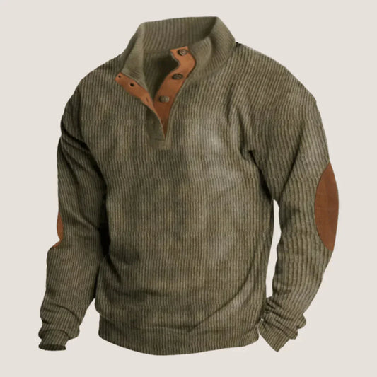 Norvielle Herren Ripp-Pullover Stilvoll - Norvielle