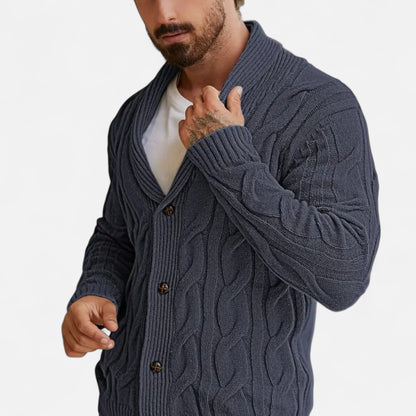 Herren Strickcardigan Klassisch mit Knöpfen