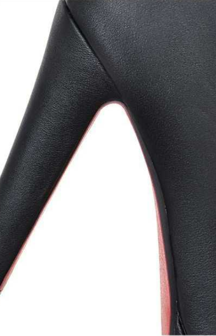 Norvielle Damen Kniehohe Stiefel Wildleder Hohe Absätze