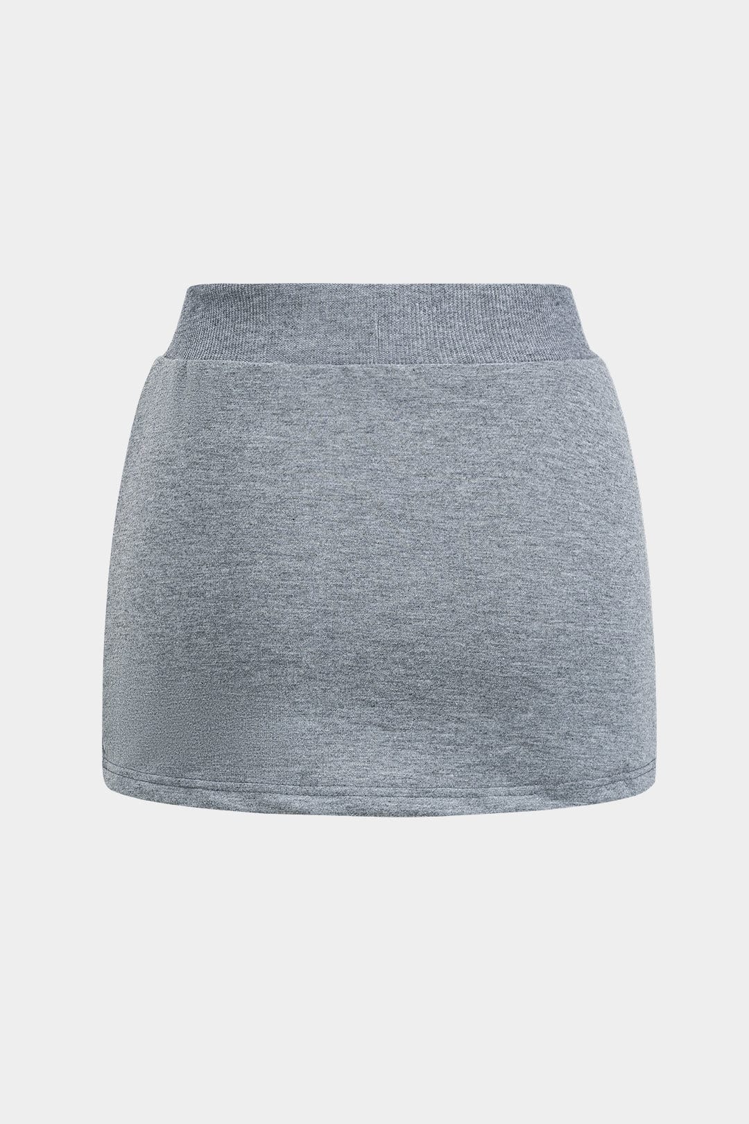 Damen Zweiteiler-Set One-Shoulder-Sweatshirt Minirock