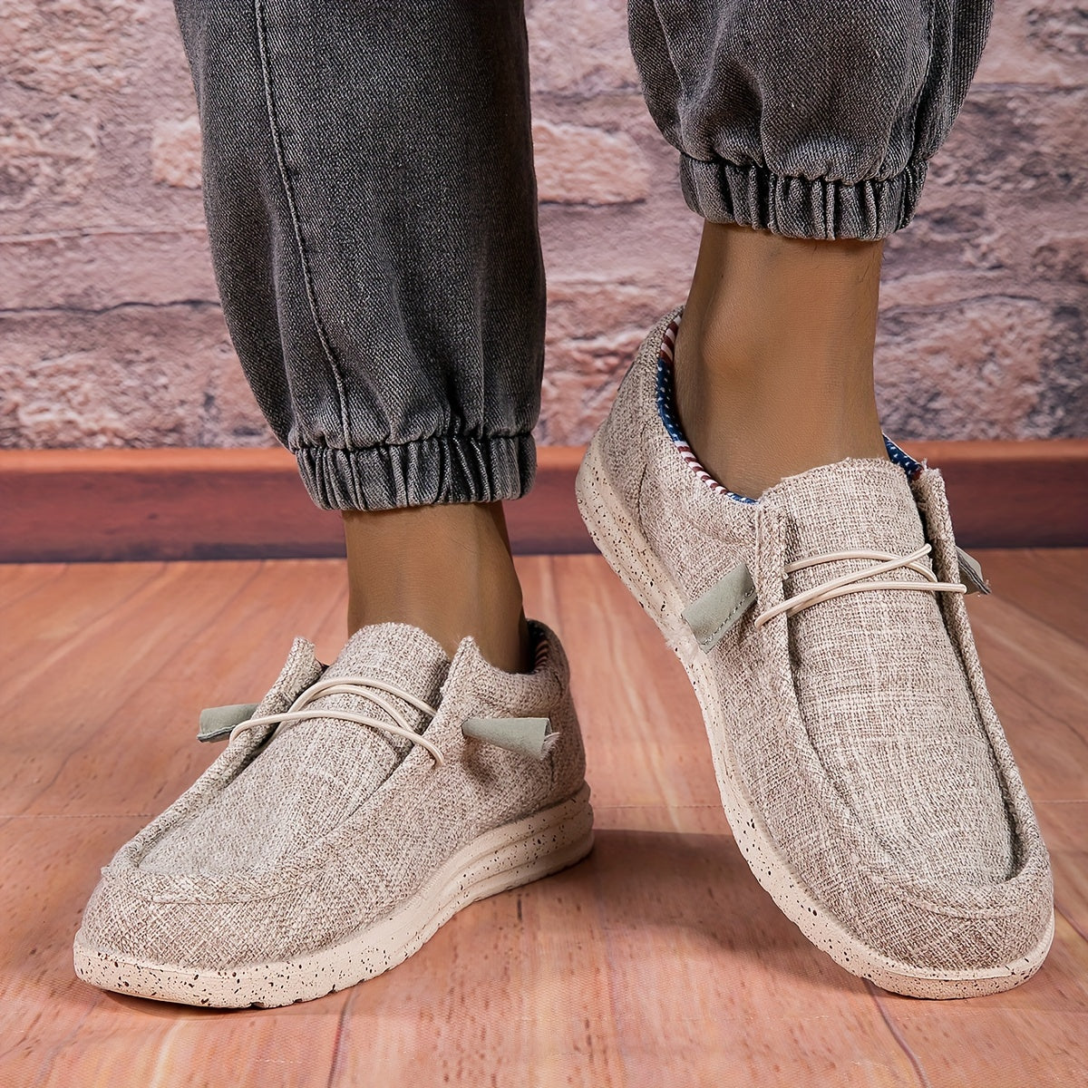 Herren Mokassin Slipper Leicht Bequem
