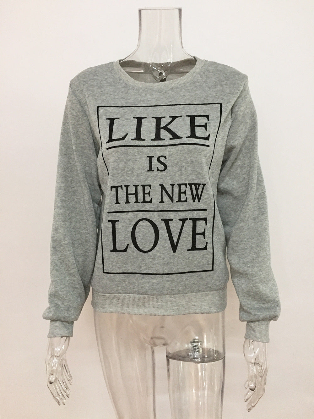 Damen Sweatshirt Lässig Kreativer Schriftzug Norvielle