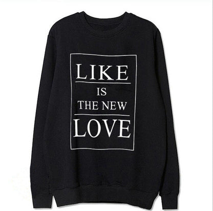 Damen Sweatshirt Lässig Kreativer Schriftzug Norvielle