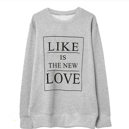 Damen Sweatshirt Lässig Kreativer Schriftzug Norvielle